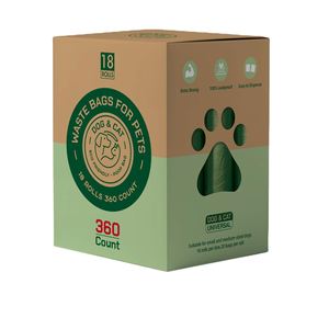 Wholesale Eco Friendly Biodegradable <b>Compostable</b> Waste Garbage Rolls Custom Design Waterproof Pet Poop Sanitary <b>Bag</b> for Dog - Product Image 1