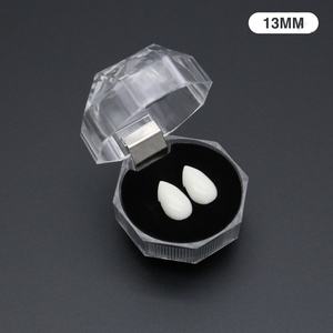 Dents de vampire crocs décorations d'halloween fête Cosplay accessoires de mascarade <span class=keywords><strong>loup</strong></span>-<span class=keywords><strong>garou</strong></span> sorcière prothèses dentaires - Product Image 2