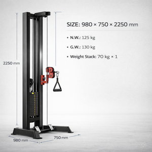 Appareil de musculation fonctionnel QS Single Stack avec paires de poids de 70 kg pour usage commercial en salle de sport et <span class=keywords><strong>studio</strong></span> - Product Image 5