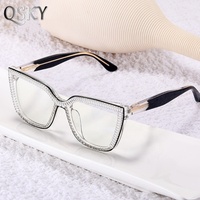 Nuevas Monturas de Gafas con Diamantes, Anti Luz Azul, de Diseño, para Lectura, para Mujer, Gran Venta