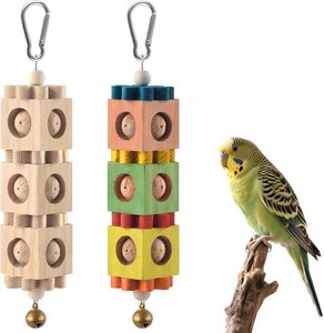 Hoogwaardige houten evenwichts-speeltjes voor kleine vogels en papegaaien - Product Image 1