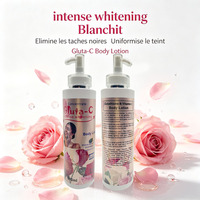 Lotion corporelle éclaircissante OEM au glutathion et à la vitamine C, atténue les imperfections, unifie le teint, hydratation intense pour peaux africaines