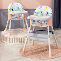 Meubles en plastique multifonctionnels bon marché pour bébés Chaise d'alimentation pour enfants