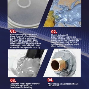 TS2111 ซุปเปอร์เมทัลรีแพร์อีพ็อกซี่ น้ำยาซ่อมแซมโลหะสำหรับการสร้างอุปกรณ์หนักใหม่และการบำรุงรักษาฉุกเฉิน - Product Image 5
