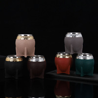 180ml 6oz Acier Inoxydable Argentin Yerba Mate Cuir Enveloppé Yerba Mate Gourde Mate Tasse et Tasse avec Paille Bombilla