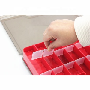 Parts Organizer Tool Storage Box Tool Case Parts Storage Organizer Box Plastic Compartment With Cover Hardware Multi-function Screw Boxes