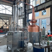TW Professional Copper Pot Still Distiller-Équipement de distillation du whisky 100L avec colonne de cuivre (certifié CE/IECEX)