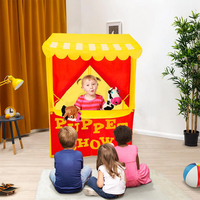 Vente chaude, durable, respirant, pour enfants, stand de limonade, théâtre de marionnettes, tente de jeu d'imitation