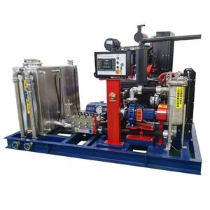 Machine d'<span class=keywords><strong>hydrojet</strong></span> entraînée par moteur diesel de la capacité 20,000PSI pour le nettoyage industriel de tuyau, nettoyage de tuyau d'échangeur de chaleur - Product Image 4