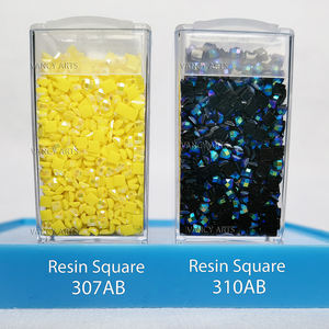 Perline AB 307AB per Pittura Diamante 5D, Materiale in Resina DMC, Senza Foro sul Fondo - Product Image 3