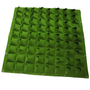 Kit de pots de fleurs suspendus muraux verticaux à 56 poches, nouveau modèle en pierre rectangulaire pour jardinage extérieur, arrosage des <span class=keywords><strong>plantes</strong></span> - Product Image 2