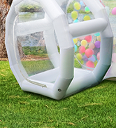 Maison à bulles de haute qualité en plastique gonflable clair tente transparente dôme gonflable maison à bulles pour ballons volant à l'intérieur