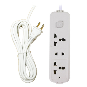 <span class=keywords><strong>Regleta</strong></span> <span class=keywords><strong>de</strong></span> <span class=keywords><strong>Enchufes</strong></span> Europea y Americana 3/4 Vías con 2 Puertos USB, Convertidor <span class=keywords><strong>de</strong></span> Enchufe Universal para EE. UU., Reino Unido y UE, Extensión con Cable <span class=keywords><strong>de</strong></span> 2.5 Metros, 10A - Product Image 5