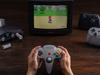 Adaptateur récepteur de contrôleur sans fil rétro 8Bitdo pour console N64, compatible avec les manettes de jeu