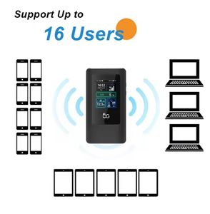 पॉकेट वाईफाई 5 ग्राम राउटर nr 2.77g + wiff6 2.4/5.8g 4400mah हॉटस्पॉट m2a - Product Image 4