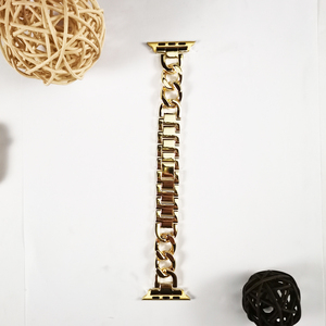 Cinturino DESSA 42/44mm in acciaio inossidabile da cowboy a fila singola serie 6 per <span class=keywords><strong>Apple</strong></span> - Product Image 4