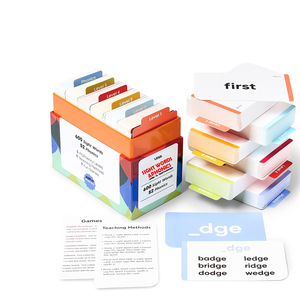 Di alta qualità su misura 520 Dolch & Fry ad alta frequenza parole di vista lettura di carta FlashCard educativo Flash card per i bambini - Product Image 4