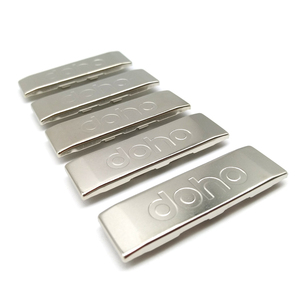 Maßge schneiderte flache Metalls tempel Edelstahl Blank Messing Logo Print Tag Namensschilder oder Typenschild - Product Image 1