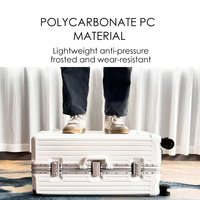 Valise de Cabine Professionnelle en ABS et PC de 28 Pouces avec Port USB, Porte-Gobelet, Roulettes et Serrure TSA – Ensemble de Bagages Multifonctionnel