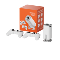 Proyector Inteligente Portátil Android S40 4K 2 en 1, Cine en Casa para Dormitorio con Más de 3000 Juegos Clásicos