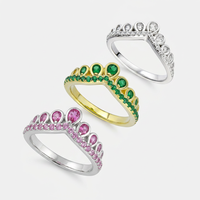 Bague d'éternité personnalisée en argent sterling 925 avec moissanite classique de 5 mm (0,5 carat) pour femme, idéale pour fiançailles et mariage – Nouvelle collection QX en promotion