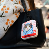 Porte-monnaie en peluche personnalisé au design unique Porte-clés chat en peluche mignon avec pendentif confortable