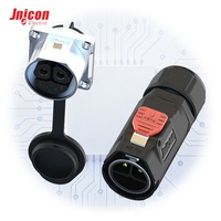Connecteur hybride mâle/femelle 30A 5A à verrouillage rapide, étanche IP67, MJ24 2+5 broches pour module LED, éclairage intelligent, pour OEM ODM personnalisé