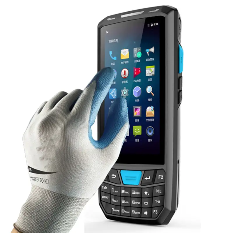 Handheld 4G GPS Mobile Data Terminal Android 9.0 Rugged Industrial PDA 1D 2D Laser Barcode Scanner