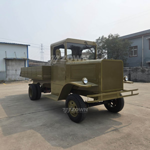 Camion de fret électrique antique de couleur personnalisable pour accessoires de tournage de films - Product Image 3
