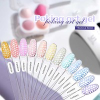 Vernis à ongles en gel à base de poke 8 couleurs OEM/ODM Vente en gros de poking gel Nail Art