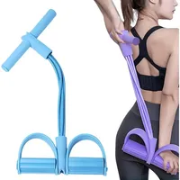 MERRYBODY PVC/PC Peralatan Olahraga Ramah Lingkungan Berkualitas Tinggi Aksesoris Yoga Fitness Pilates Alat Bantu Tarik Duduk Resistance Band