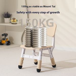 Chaise en plastique moderne à hauteur réglable pour l'éducation précoce, l'apprentissage des bébés <span class=keywords><strong>et</strong></span> l'utilisation à domicile ou en salle de classe - Product Image 3