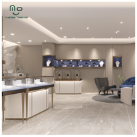 Vitrine à bijoux en verre durable et écologique à prix d'usine avec éclairage LED pour la décoration de boutique de montres, garantie 5 ans