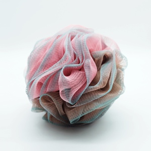 Factory Direct 4-Color Bath Pouf Set, Exfoliating <strong>Shower</strong> <strong>Sponge</strong> for Body Care - Product Image 6