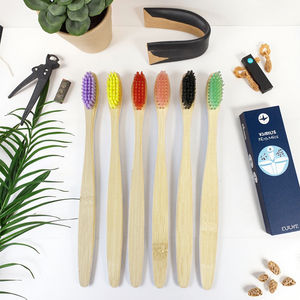 <span class=keywords><strong>DR</strong></span>.PERFECT Reisefreundliche, biologisch abbaubare Zahnbürste mit Nylonborsten für Erwachsene, weich, mit Aktivkohle und für den Heimgebrauch geeignet. - Product Image 4