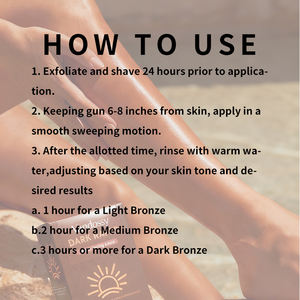 Solución de bronceado en aerosol Premium Fórmula de bronceado sin sol profesional <span class=keywords><strong>para</strong></span> bronce natural Sin rayas Secado rápido de larga duración - Product Image 5