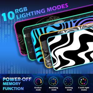 Tapis de souris de jeu RGB avec coussin, charge sans fil, surface pour souris de jeu sur ordinateur, accessoires de jeu pour PC, pour le <span class=keywords><strong>bureau</strong></span> - Product Image 2