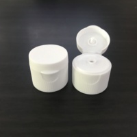 Bouchons de bouteille en plastique de couleur personnalisée 20/410 24/410 28/410 Couvercles de bouteille cosmétique Fermeture à rabat nervuré