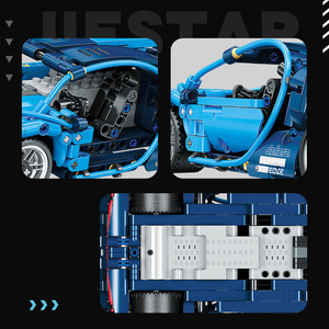 Bộ đồ chơi lắp ráp mô hình xe đua siêu tốc JIESTAR Bugatti Chiron MOC <span class=keywords><strong>Block</strong></span> RC tương thích với 42083 dành cho trẻ em - Product Image 5
