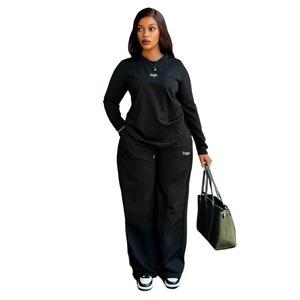 Pantalones Anchos de Algodón y Elastano para <span class=keywords><strong>Mujer</strong></span>, Estilo Europeo Americano, Novedad de Primavera-Verano, Moda Casual Elegante - Product Image 5