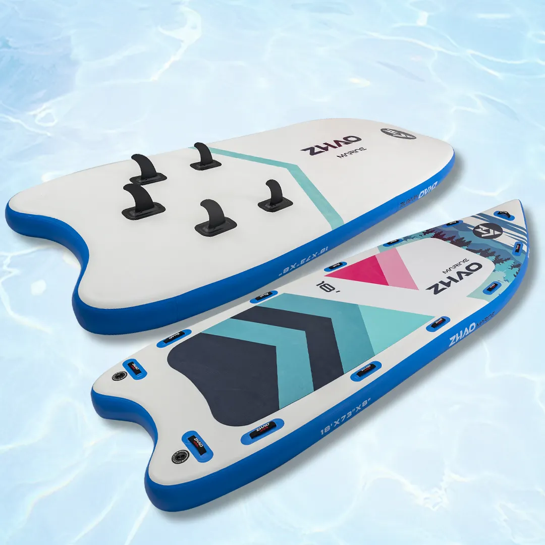 Oem Groothandel Custom Zhaoyang Sup Board Opblaasbare Stand Up Paddle Board Surfplank Bus Peddel