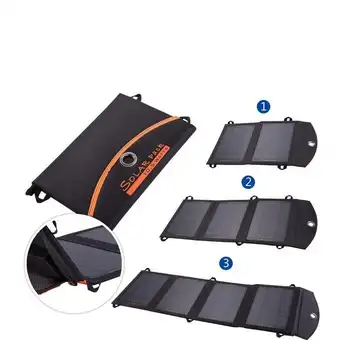 Panel Solar de 7W, 14W, 21W, 28W, extremadamente portátil, Mini cargador de teléfono