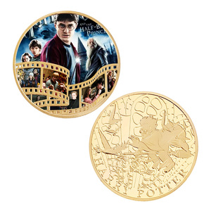 เหรียญที่ระลึกพิมพ์ลายตัวอักษรเคลือบทอง 24K ดีไซน์ใหม่ 5 แบบ ธีมภาพยนตร์อเมริกัน พอร์เตอร์ ขายส่ง - Product Image 4