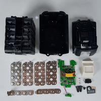 Boîtier de batterie MKT MAK BL1812B 12AH 10AH 18650*20 cellules et kit complet BMS PCB à courant élevé pour outils électriques MAK MKT