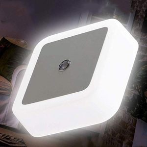 Lámpara LED de Noche con Sensor, Automática, con Sensor de Amanecer y Anochecer, Decoración Cuadrada para Habitación, Regalo para Bebés, Romántica - Product Image 1