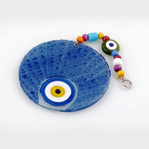 12X22 cm Glass Evil Eyes Decoración de pared Diseño llamativo para la decoración del hogar - Product Image 2