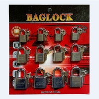 Cadenas carré en fer de haute qualité KA 50 mm avec clé à palette, cylindre en laiton personnalisable pour écoles et entrepôts