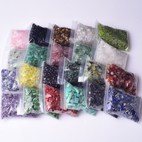 100g / Sac Pierres Roulées Naturelles de Quartz Rose et d'Améthyste, Cristaux de Guérison, Gravier de Pierres