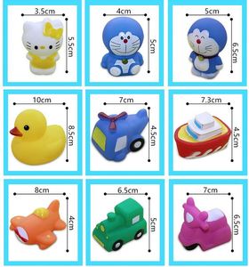 Vente directe usine : Jouets sonores en vinyle en forme d'éléphant pour le bain et les jeux aquatiques, petit canard jaune, emballage en sac filet, jouets sonores pour enfants - Product Image 6