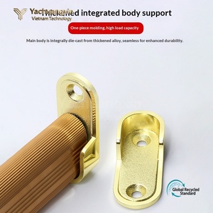 Flat Aluminum <b>Hooks</b> Gold Silver Matte Finish for Home Installation - Product Image 5